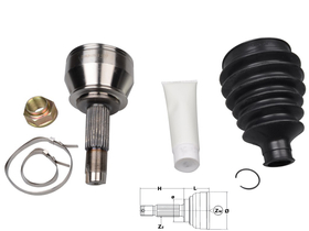 FT25072K PRZEGUB HOMOKIN FIAT DOBLO 00> ZEWN 1.3 JTD