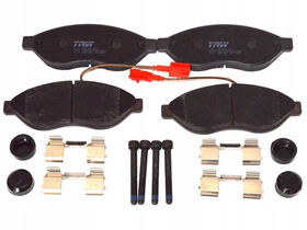 TRW GDB1681 KLOCKI HAM FIAT DUCATO 06> PRZÓD