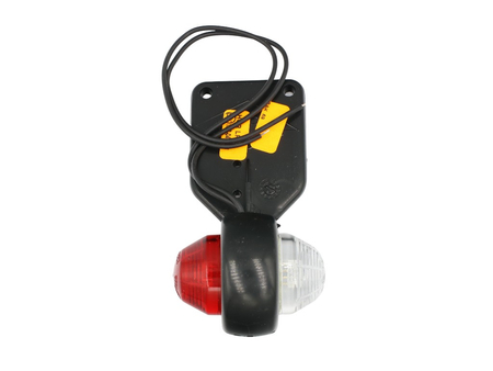 FT87365 LAMPA OBRYSOWA LEWA BIA/CZER LED FIAT DUCATO 06-/14- TRUCK  OKRĄGŁA